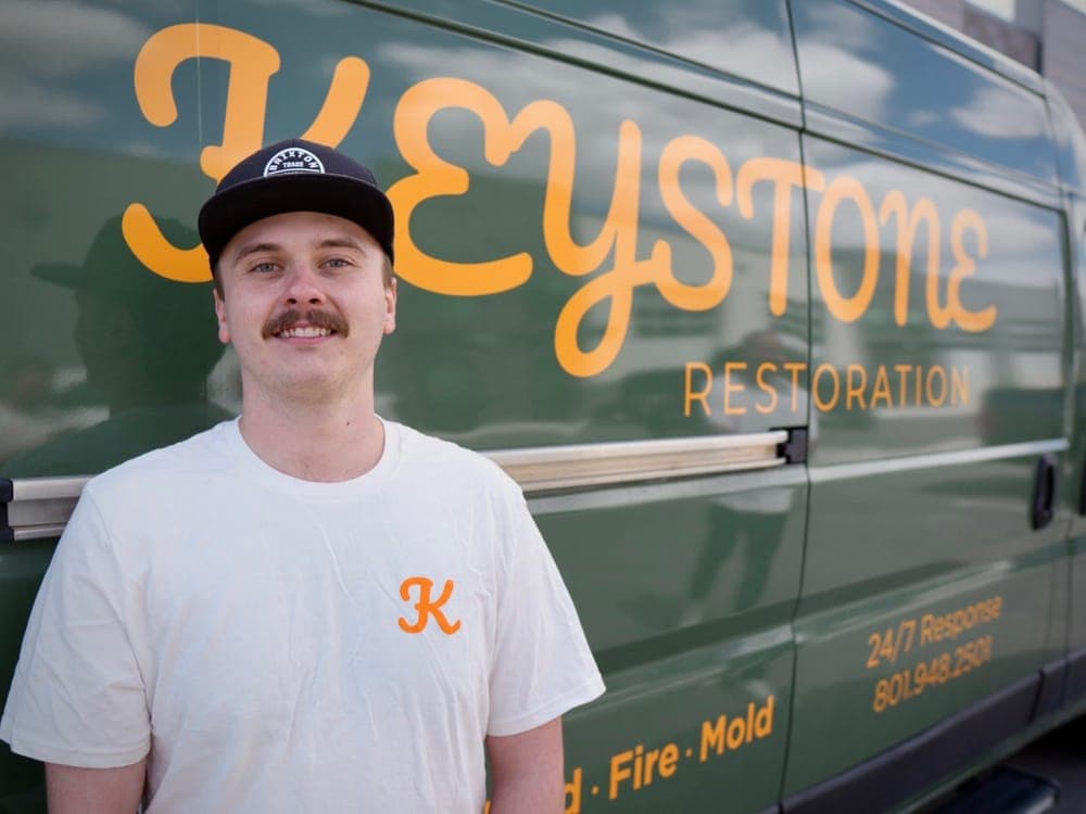 Braxton Hicken, crew chief and project manager at Keystone Restoration, Bluffdale, Utah