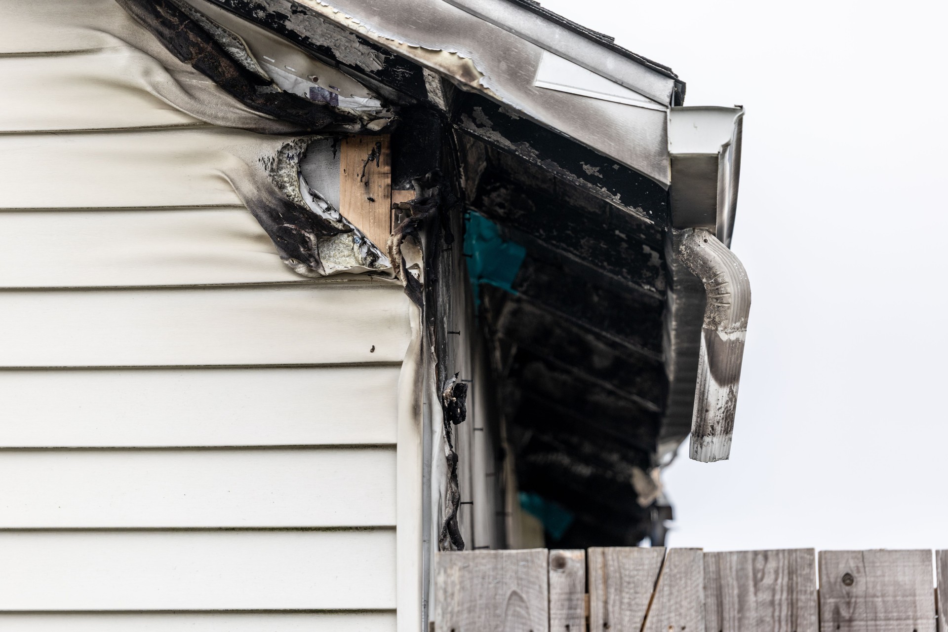 Fire Damaged Home
